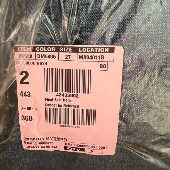 J. Crew Maternity Jeans Overbelly Prego pants - Picture 6 of 9